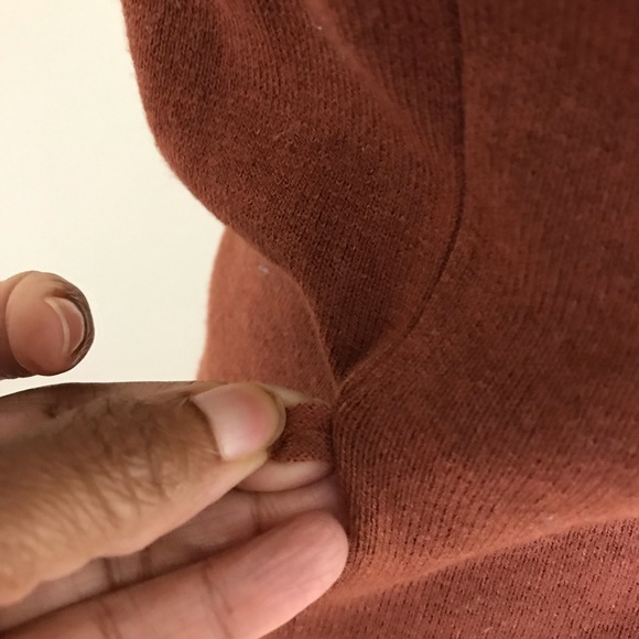 ASOS Cognac Brown Cardigan Sweater Dress - Picture 3 of 6